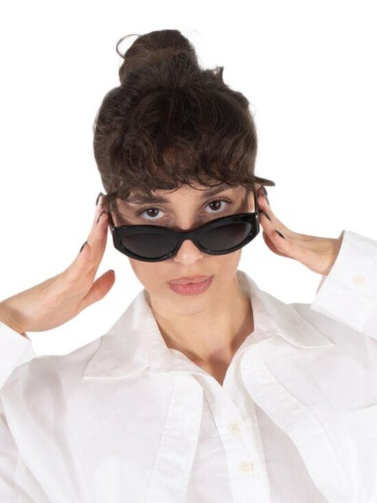 Celine Women Sunglasses Black Grey Cat Eye CL40288I MONOCHROMS 01A NEW AUTHENTIC - Picture 10 of 10